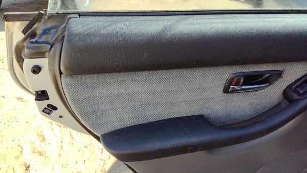 2000-2002 Subaru Legacy Driver Left Rear Door Trim Panel With Switches Back Gray — photo 2