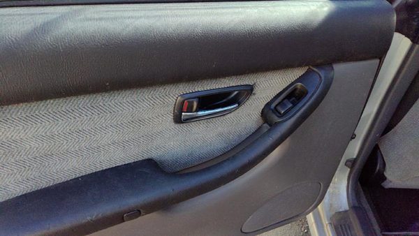 2000-2002 Subaru Legacy Driver Left Rear Door Trim Panel With Switches Back Gray — photo 3