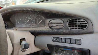 1994-1996 Ford Aspire Trim Bezel Around Speedometer Oem Dash Surround Panel