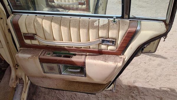 77-84 Cadillac Deville Passenger Right Rear Door Trim Panel With Switches Back — photo 1