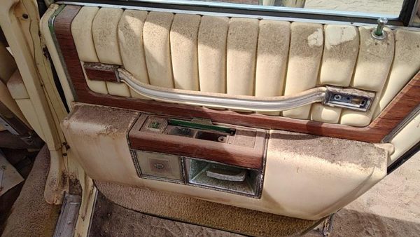 77-84 Cadillac Deville Passenger Right Rear Door Trim Panel With Switches Back — photo 5