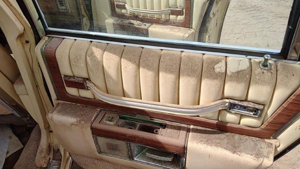 77-84 Cadillac Deville Passenger Right Rear Door Trim Panel With Switches Back — photo 4