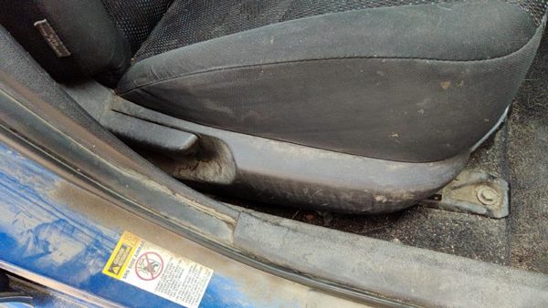 2009-2013 Toyota Corolla Passenger Right Side Seat Trim Panel Oem Charcoal 17 — photo 2