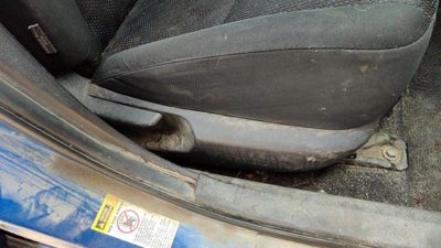 2009-2013 Toyota Corolla Passenger Right Side Seat Trim Panel Oem Charcoal 17