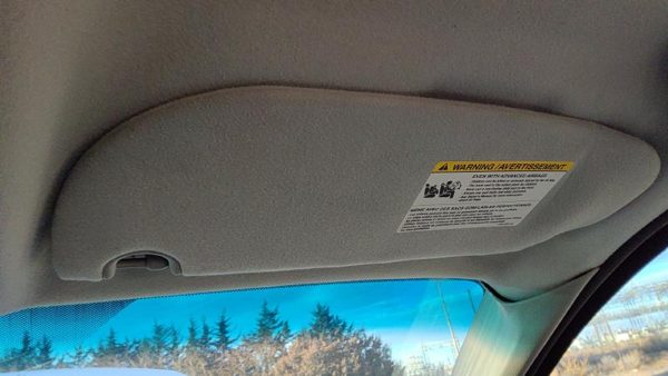 2005-2007 Ford Freestar Passenger Right Sun Visor Oem Gray 5F2z1704104aae — photo 1
