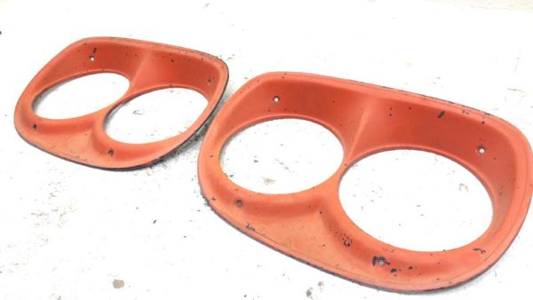 1958 Gmc Chevy 300 Full Size Right Left Headlight Bezel Pair Oem Trim Door Set — photo 4