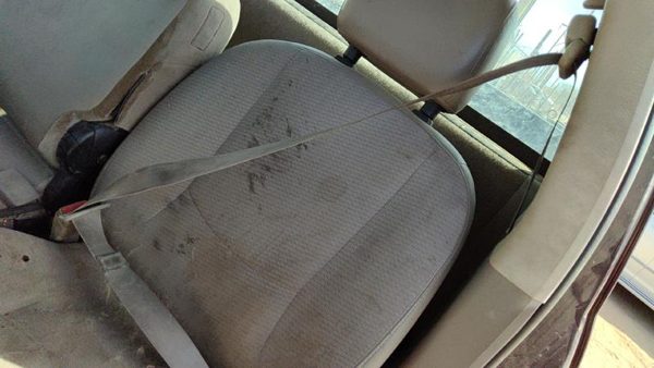 03-05 Ram 2500 Driver Front Seat Belt Retractor Shoulder Regular Cab Taupe L5 — photo 3