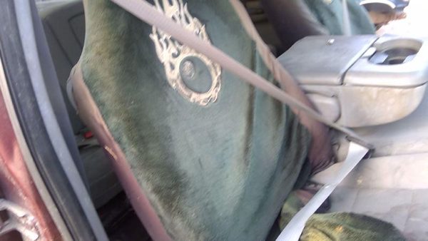 05-07 F350 Super Duty Passenger Right Front Seat Belt Retractor Shoulder Gray — photo 1