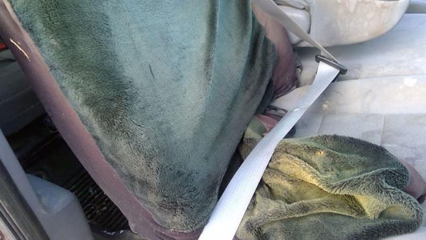 05-07 F350 Super Duty Passenger Right Front Seat Belt Retractor Shoulder Gray — photo 9