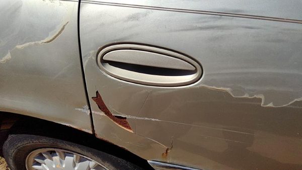 1997-05 Park Ave Ultra Passenger Right Rear Outside Door Handle Oem Back Silver — photo 2