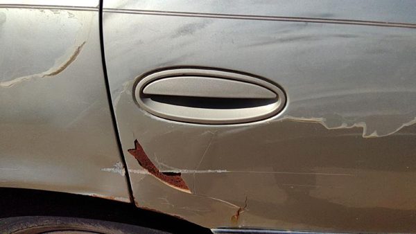 1997-05 Park Ave Ultra Passenger Right Rear Outside Door Handle Oem Back Silver — photo 3