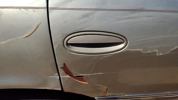 1997-05 Park Ave Ultra Passenger Right Rear Outside Door Handle Oem Back Silver — photo 4