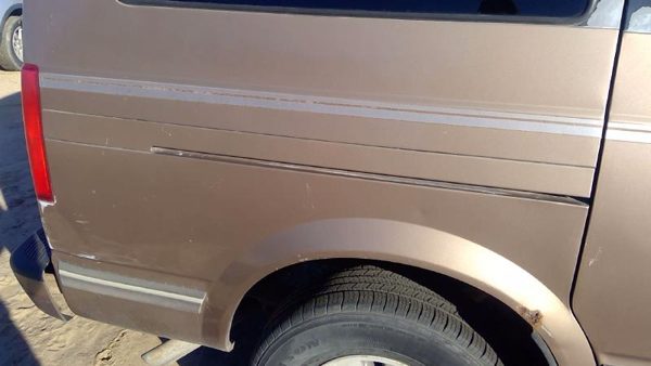 92-95 Astro Passenger Right Rear Sliding Door Roller Cover Trim Moulding Brown — photo 1