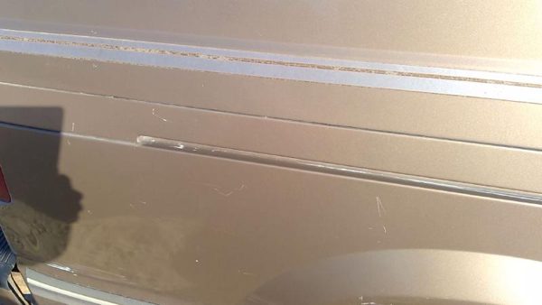 92-95 Astro Passenger Right Rear Sliding Door Roller Cover Trim Moulding Brown — photo 5