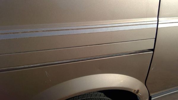 92-95 Astro Passenger Right Rear Sliding Door Roller Cover Trim Moulding Brown — photo 10