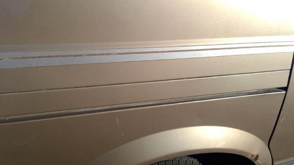 92-95 Astro Passenger Right Rear Sliding Door Roller Cover Trim Moulding Brown — photo 9