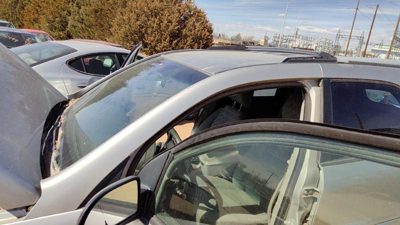 05-09 Chevy Equinox Driver Left Front A Pillar Moulding Oem Silver 67U