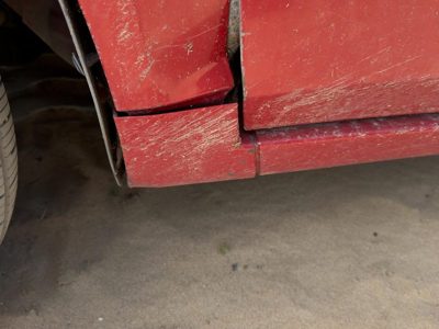 06-13 Impala Driver Left Moulding From Fender Oem Trim Strip Precision Red 27U