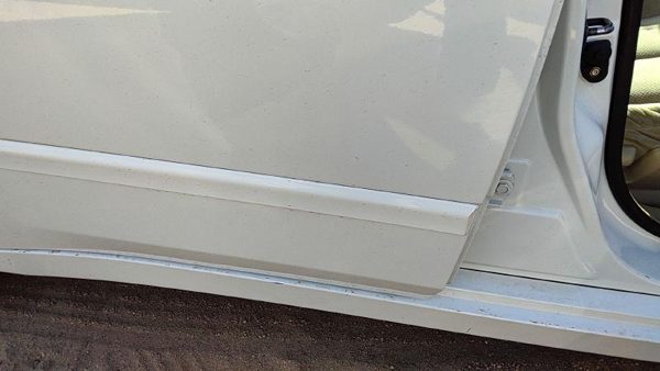 07-12 Altima Passenger Right Rear Moulding From Door Back Trim Strip White Qx3 — photo 5