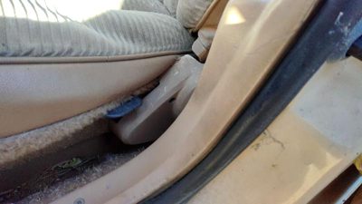 1984-1987 Ford Tempo Driver Left Side Seat Trim Panel Oem Tan