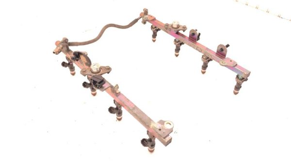 2004-15 Nissan Titan Complete Fuel Rail With Injectors Set Loaded Oem 166007s00a — photo 5