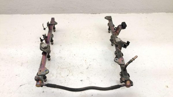 2004-15 Nissan Titan Complete Fuel Rail With Injectors Set Loaded Oem 166007s00a — photo 2
