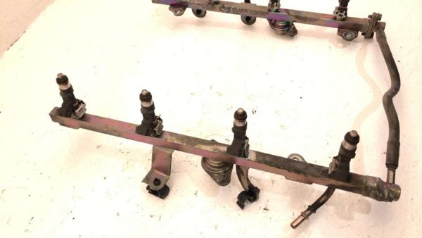 2004-15 Nissan Titan Complete Fuel Rail With Injectors Set Loaded Oem 166007s00a — photo 8
