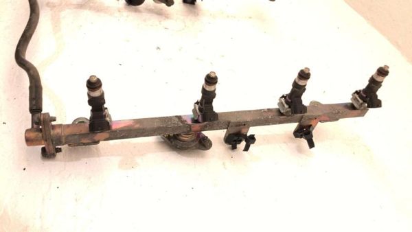 2004-15 Nissan Titan Complete Fuel Rail With Injectors Set Loaded Oem 166007s00a — photo 10