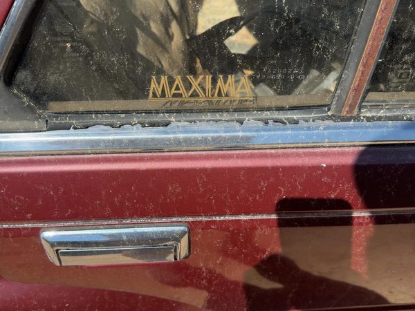 85-88 Nissan Maxima Passenger Right Rear Moulding From Door Oem Back 4Dr Sedan — photo 4