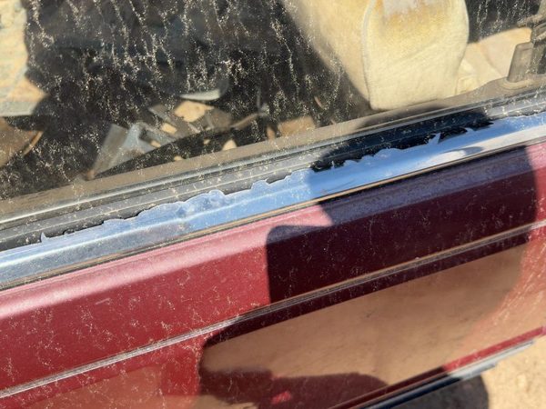 85-88 Nissan Maxima Passenger Right Rear Moulding From Door Oem Back 4Dr Sedan — photo 5