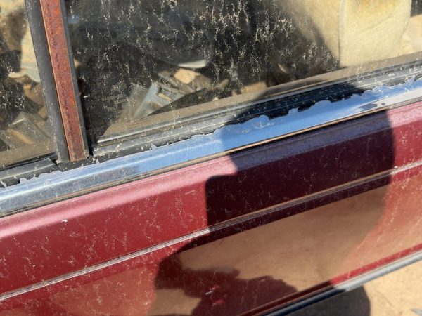 85-88 Nissan Maxima Passenger Right Rear Moulding From Door Oem Back 4Dr Sedan — photo 6