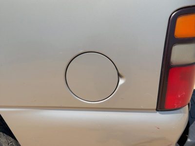 00-06 Suburban 1500 Fuel Tank Door With Hinge Gas Lid Filler Silver Birch 59U