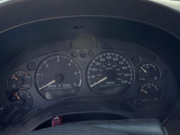 01-05 Chevy S10 Blazer Speedometer Cluster Instrument Gauges Panel 4.3L 15105618 — photo 2