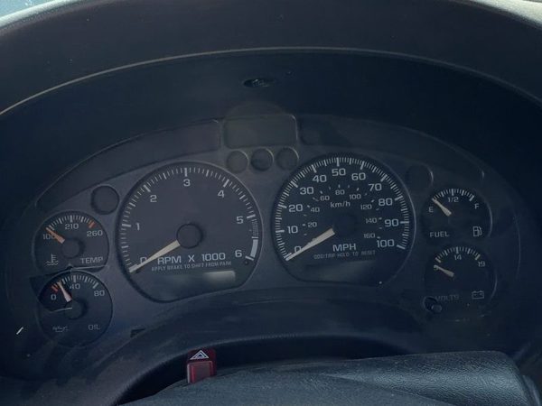 01-05 Chevy S10 Blazer Speedometer Cluster Instrument Gauges Panel 4.3L 15105618 — photo 3
