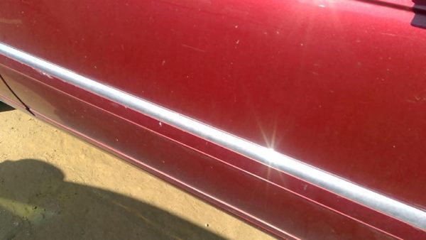 95-02 Eldorado Passenger Right Front Moulding From Door Trim Strip Crimson 86U — photo 6