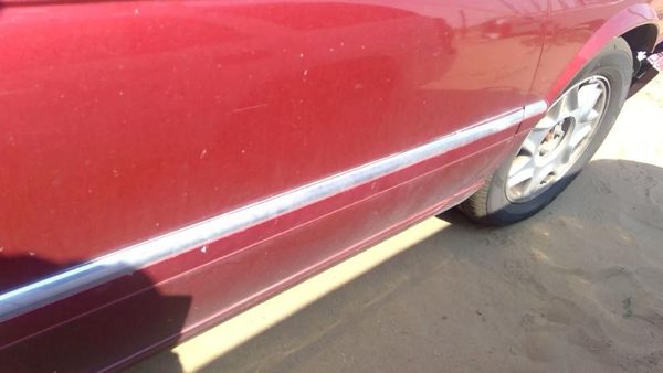 95-02 Eldorado Passenger Right Front Moulding From Door Trim Strip Crimson 86U — photo 11