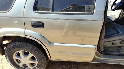 2000 Olds Bravada Rear Door RH Pewter 11U