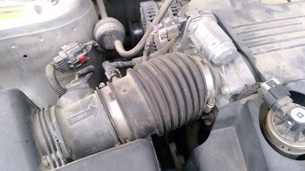 2008 Chevy Equinox Air Intake Tube Resonator Pipe Elbow Rubber Oem Hose 3.4L — photo 2