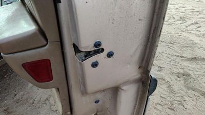 91-96 Buick Park Ave Passenger Right Front Door Latch With Rods/Cables Oem
