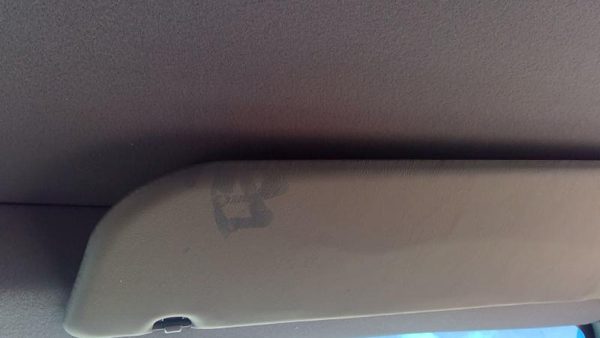 92-99 Ford Van E150 Passenger Right Sun Visor Oem Gray — photo 2