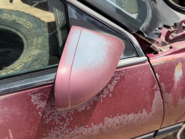 1986 Buick Park Ave Passenger Right Power Side Mirror Door Mounted Oem Red — photo 3