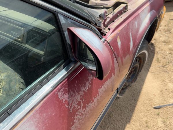 1986 Buick Park Ave Passenger Right Power Side Mirror Door Mounted Oem Red — photo 4