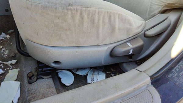 2004-2006 Kia Spectra Driver Left Side Seat Trim Panel Oem Gw Gray 4 Door — photo 2