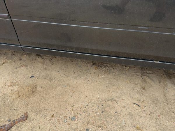 02-06 Altima Passenger Right Lower Rocker Panel Moulding Oem Rear Smoke K11 — photo 3