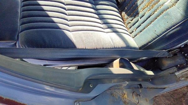 80-84 Deville Sedan Passenger Right Front Seat Belt Retractor Oem Shoulder Blue — photo 4
