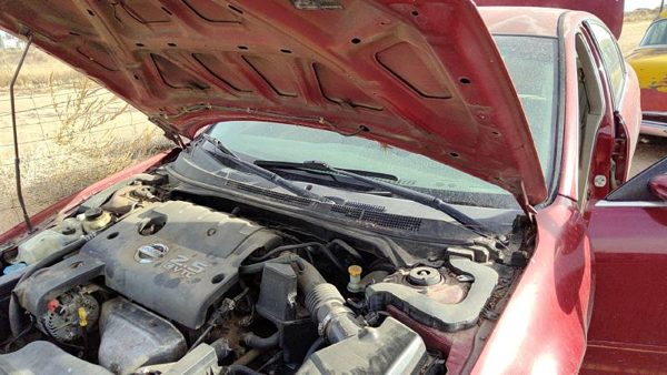 2002-2006 Nissan Altima Pair Of Hood Hinges Right Left Set Assembly Oem Red A15 — photo 2