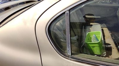 00-03 Maxima Passenger Right Rear Vent Window Back Door Glass With Frame Oem