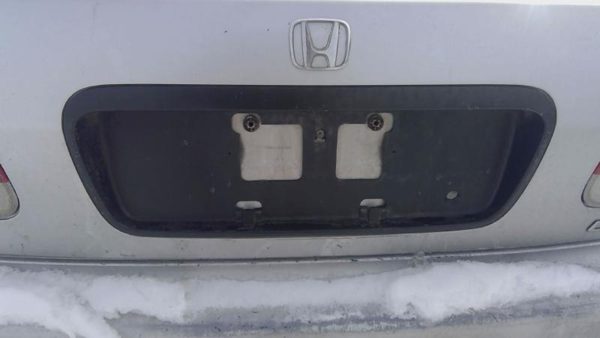 1996-1999 Honda Civic License Plate Trim Surround Panel Oem Tail Trunk Finish — photo 1
