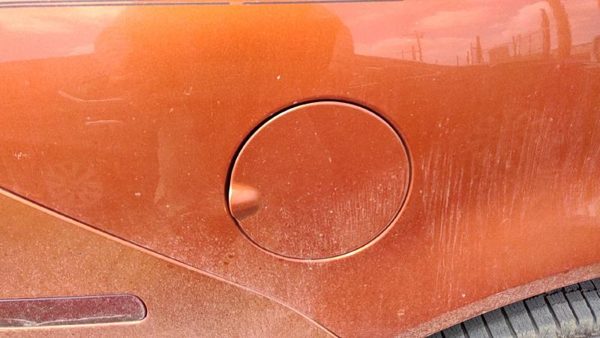 2005-2010 Chevy Cobalt Fuel Tank Door With Hinge Gas Lid Oem Filler Orange 56U — photo 1