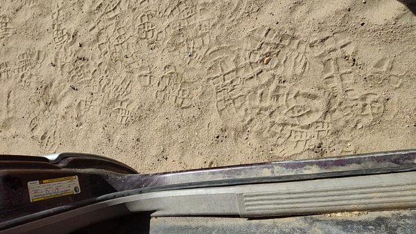 03-05 Dodge Ram 2500 Driver Left Lower Kick Trim Panel Oem Taupe L5 — photo 5
